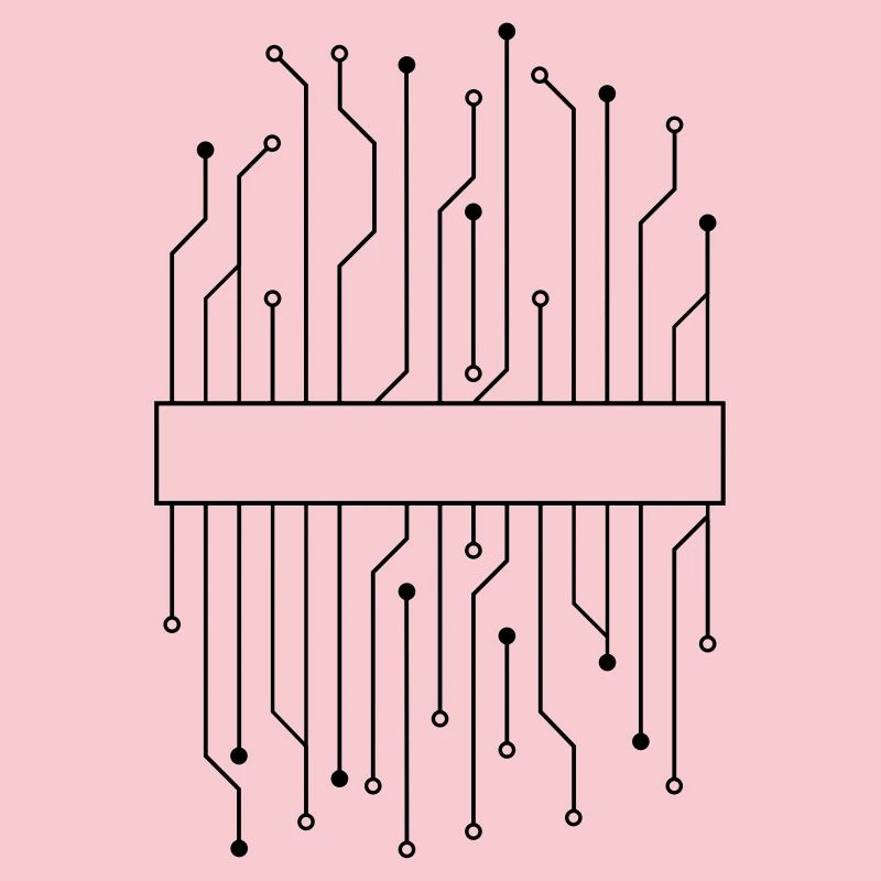 shield frame text circuit wire data microch