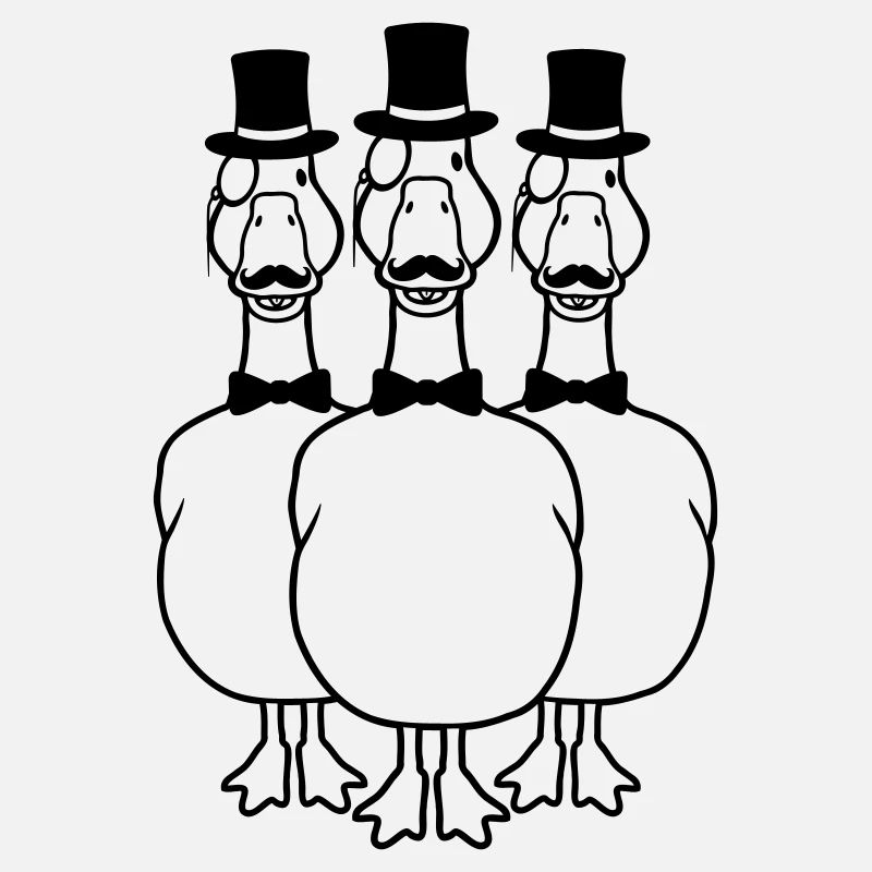 Men 3 Monocle Geese