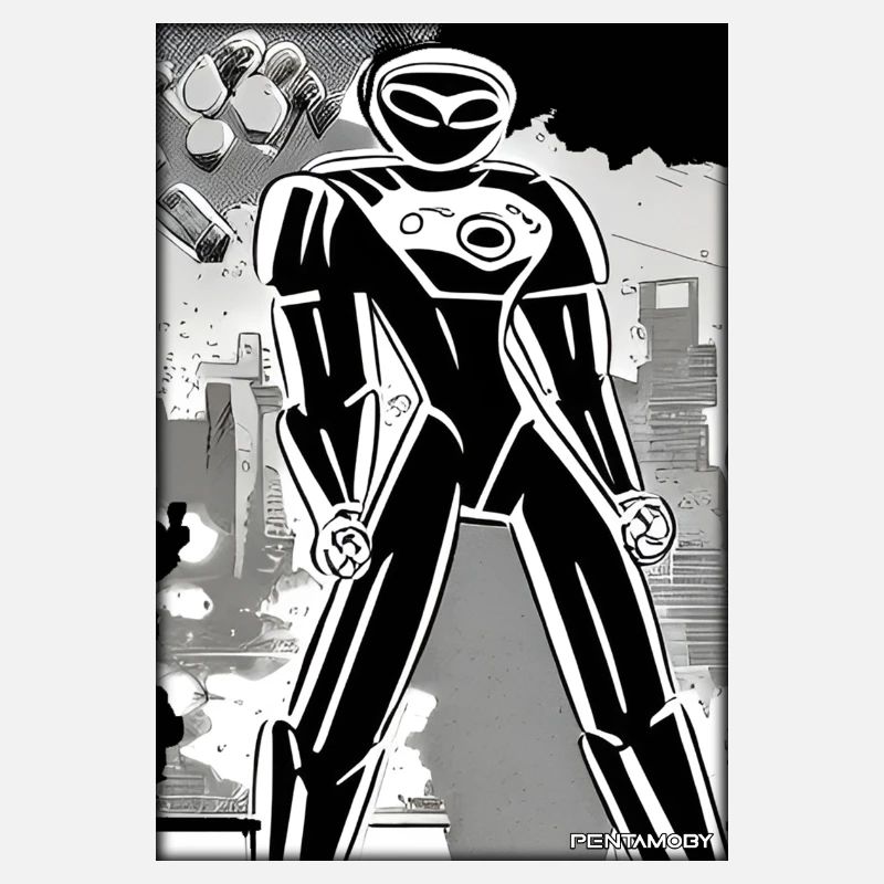 Robot Comic Future Cyborg Machine Technology