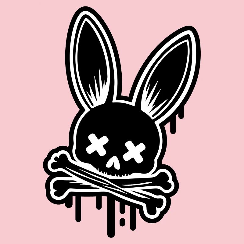 Bunny Skull Easter Skull
