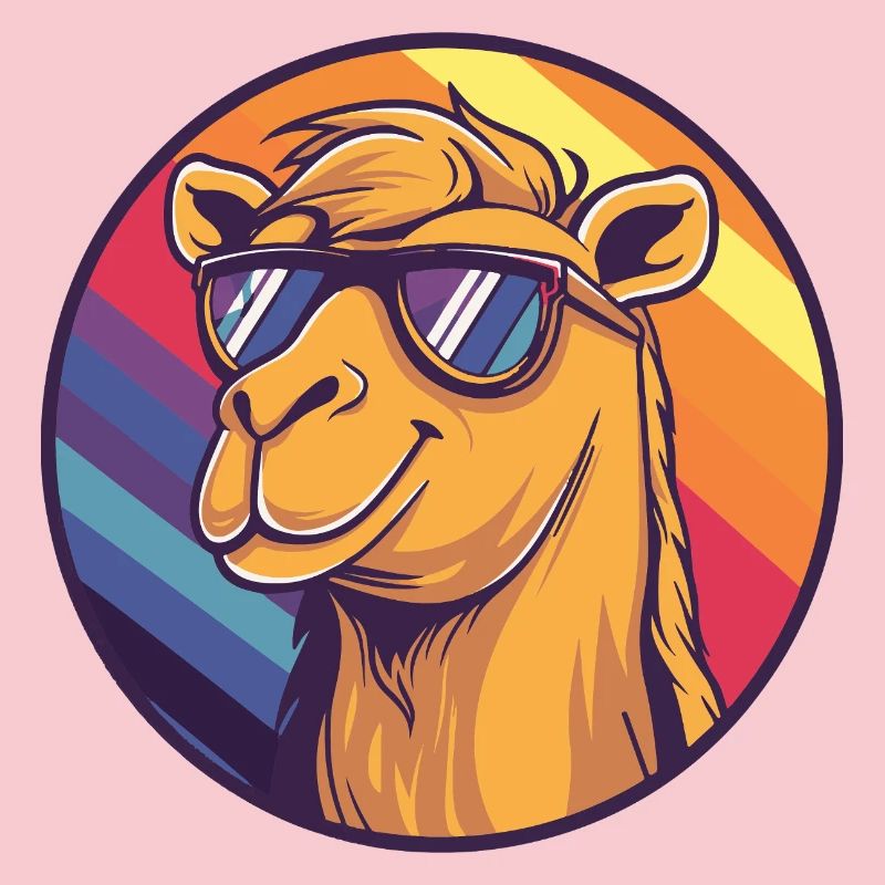 Kamel Comic Cool Sommer