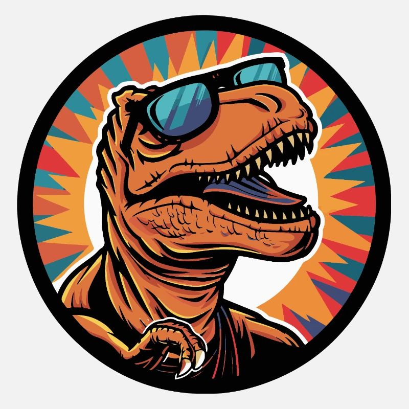 Dinosaur T-Rex Cool Comic