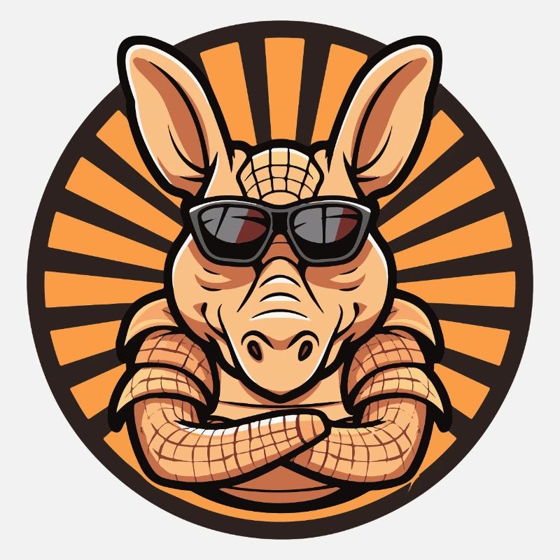 Armadillo Bande dessinée cool