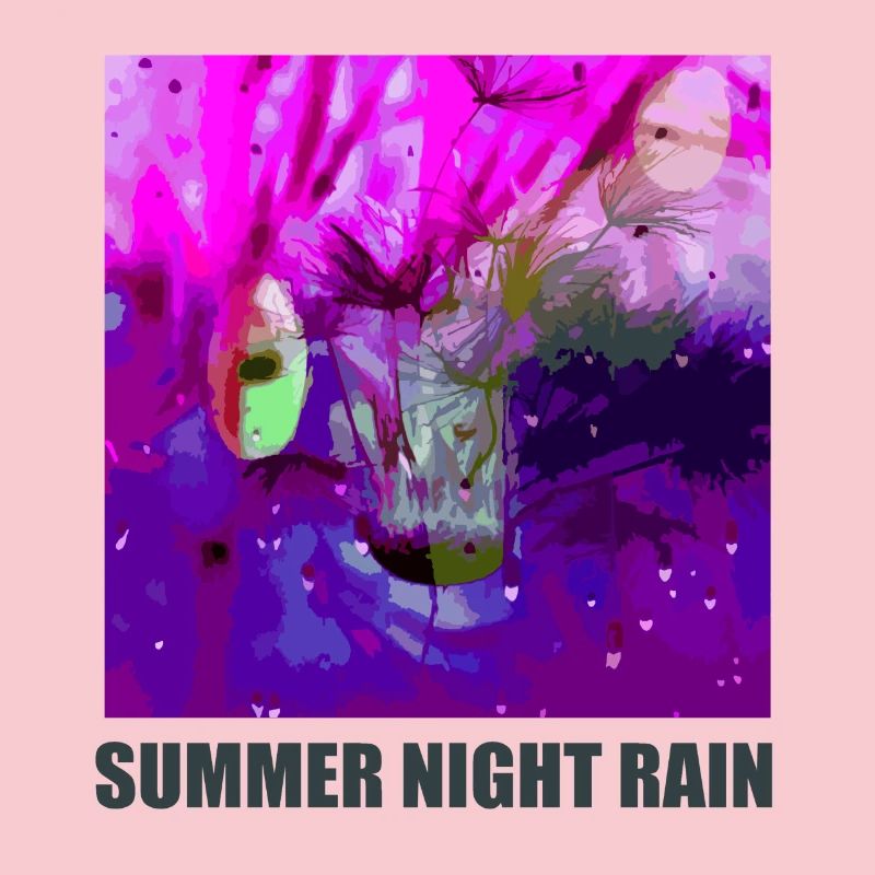 Summer NightRain Abstract