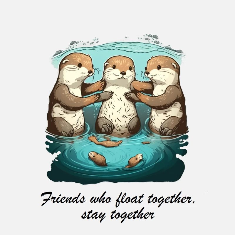 Les amis qui flottent ensemble restent ensemble