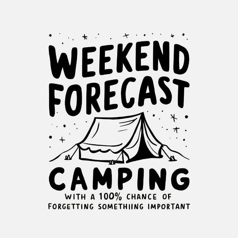 Prévisions de camping pour le week-end