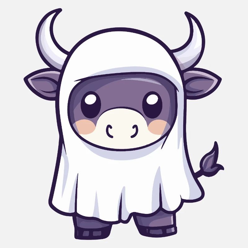 Bull Halloween Ghost