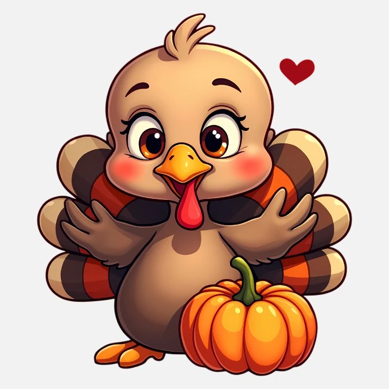 Bébé dinde de Thanksgiving