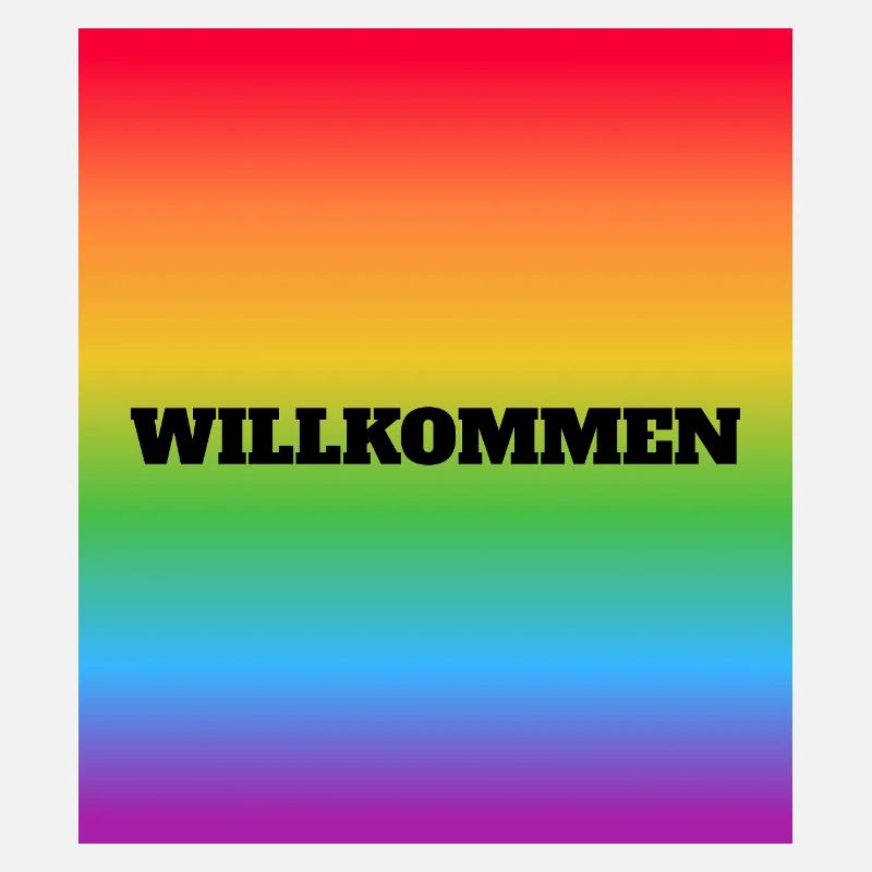 Willkommen Rainbow Welcome