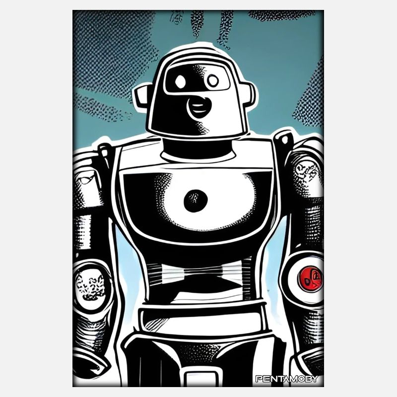 Robot Comic Future Cyborg Machine Technology