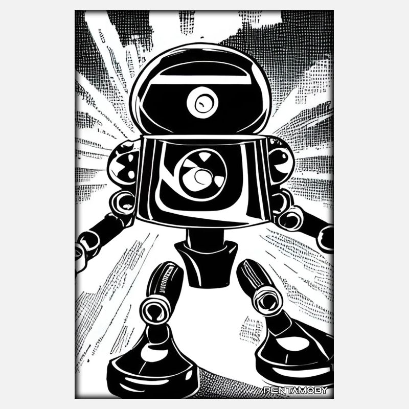 Robot Comic Future Cyborg Machine Technology