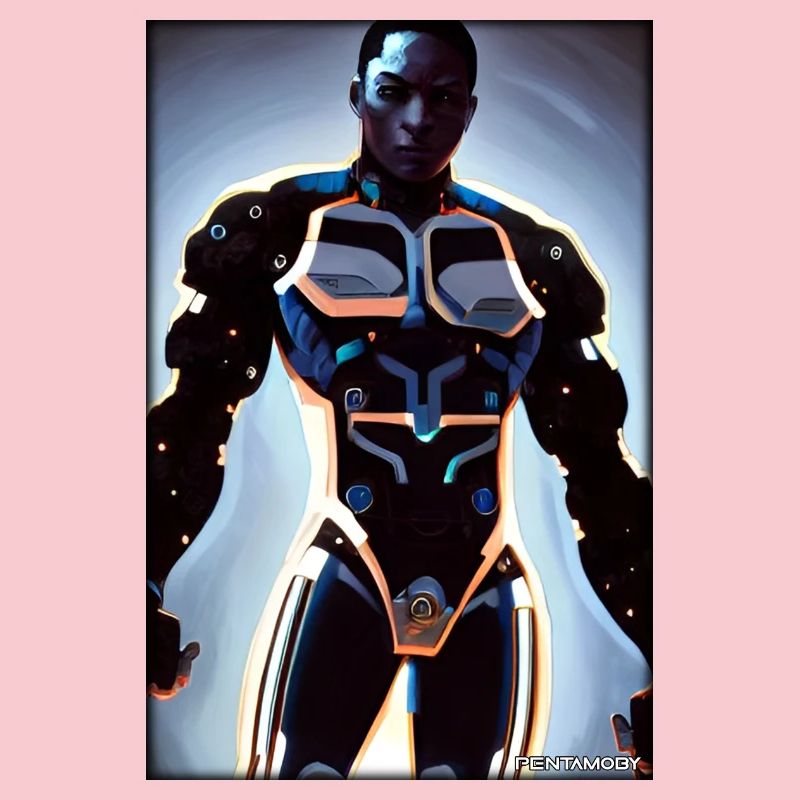 Cyborg Man Future Sci-Fi Machine Technology