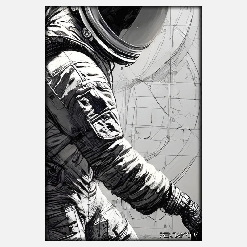 Technologie de science-fiction Astronaut Future
