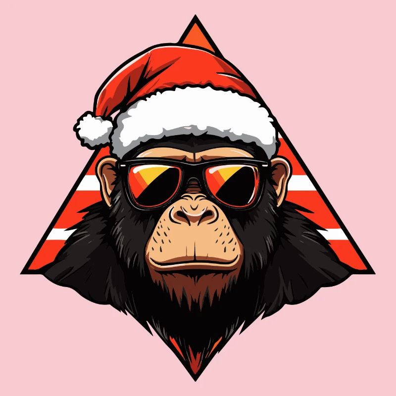 Monkey Christmas Cool