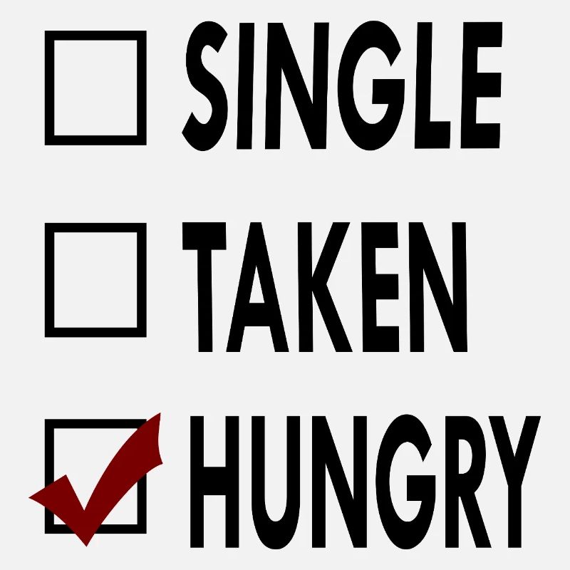 SINGLE noir blanc HUNGRY