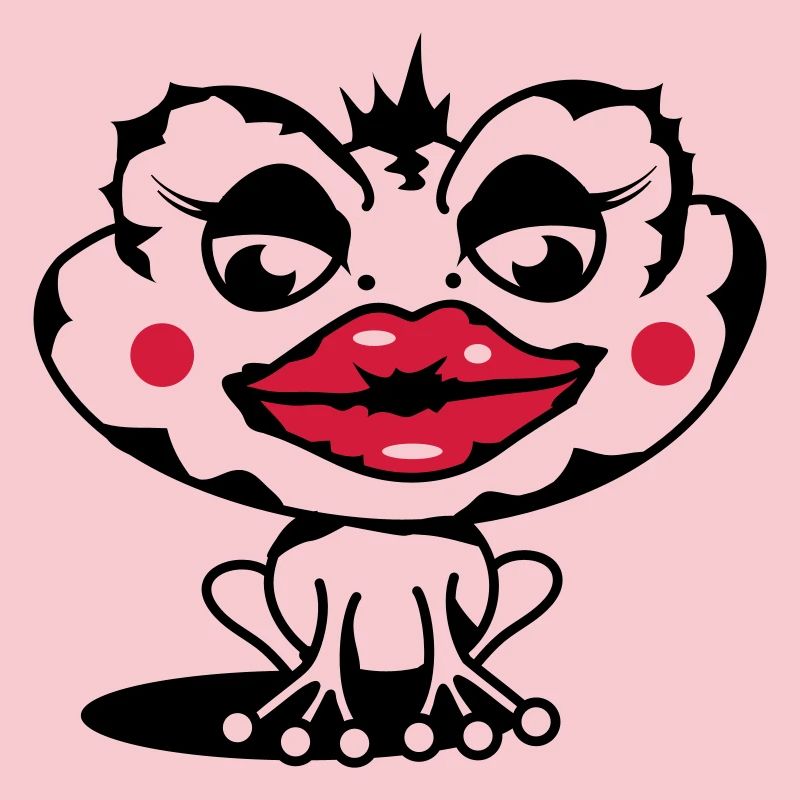 A toad with a thick lip