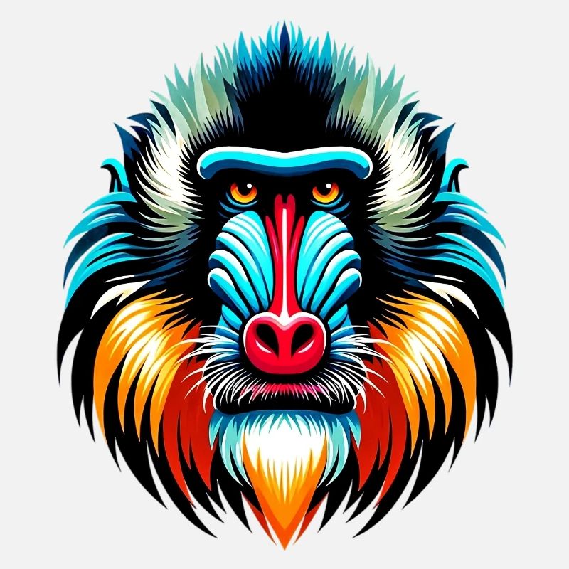 Mandrill monkey