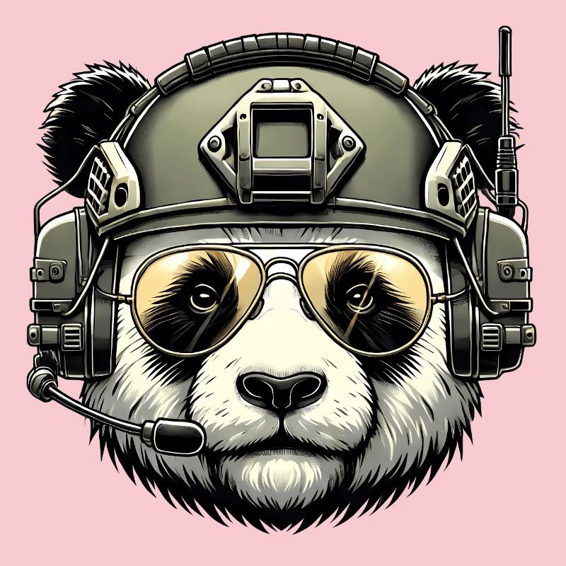 Panda Military Army Design