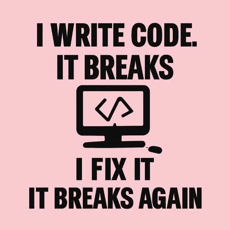 I Write Code – Funny Programmer T-Shirt