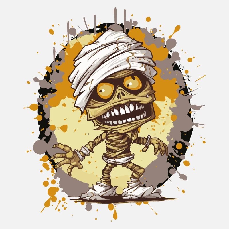 Mummy in splatter look
