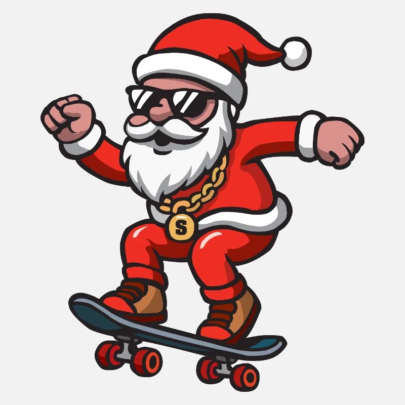 Santa Skating