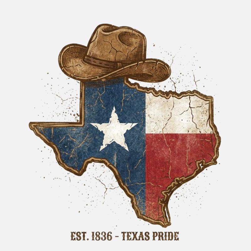 Texas Pride with cowboy hat