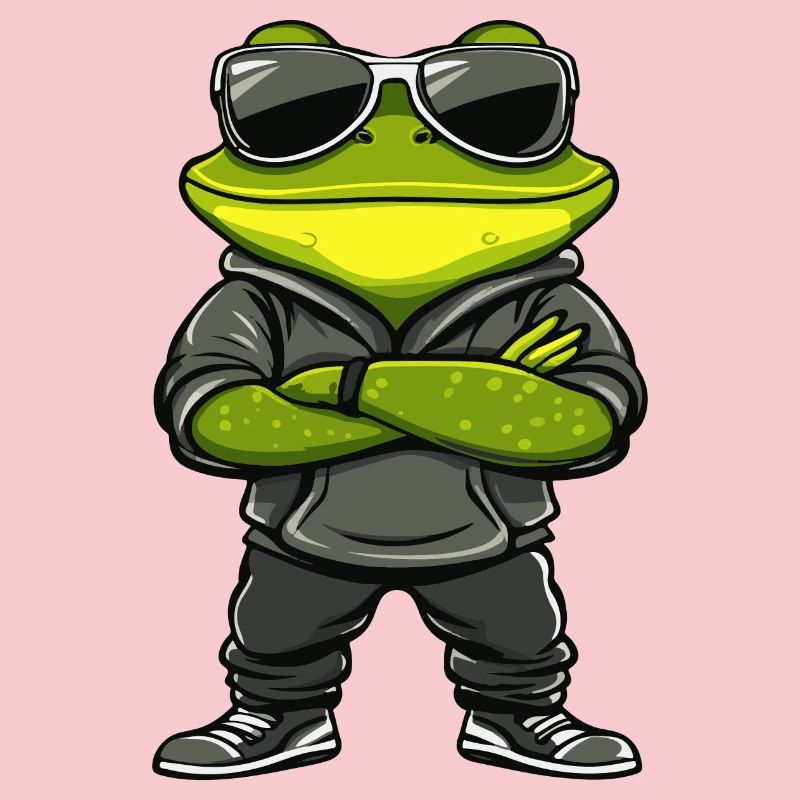Frog Comic Cool