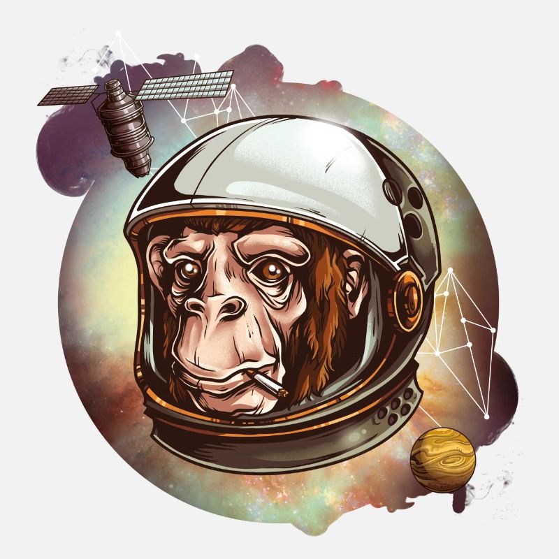 Spacemonkey smoking
