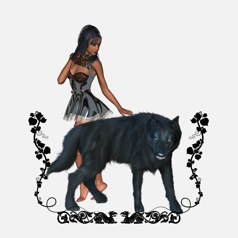 Mit dem Wolf umwerfend