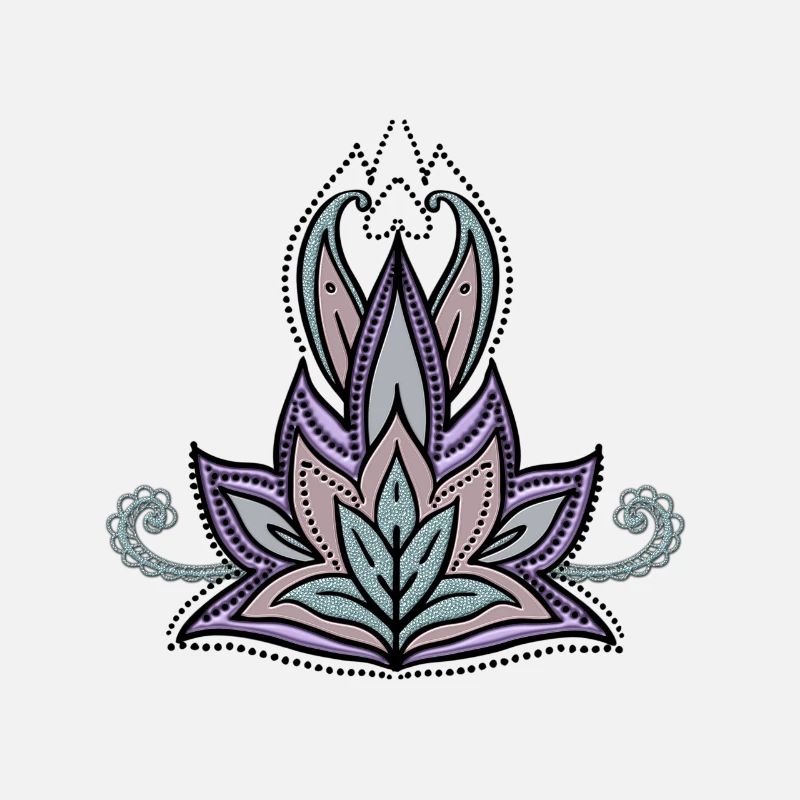 Abstract decorative floral design, mandala