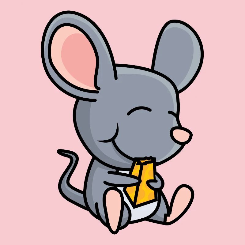 Mouse with cheese