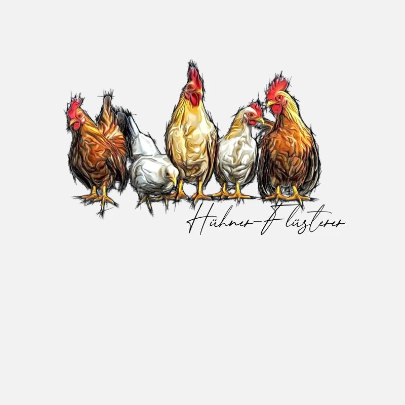 Conception drôle de chuchoteur de poulet pour les éleveurs