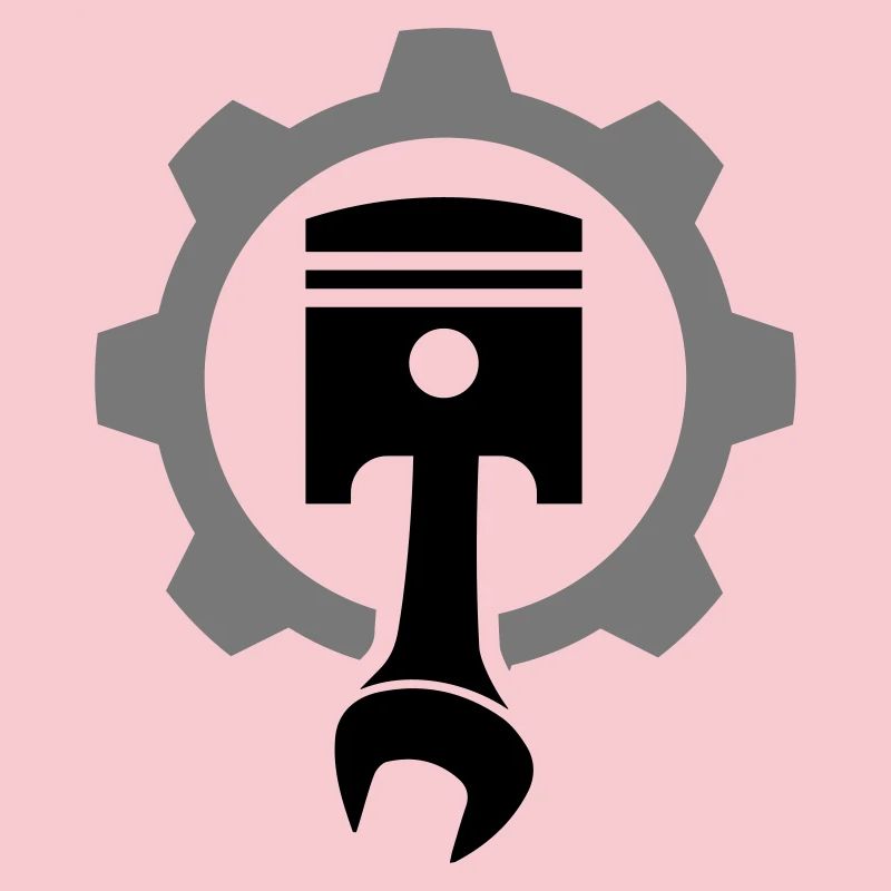 Engine, piston, gear