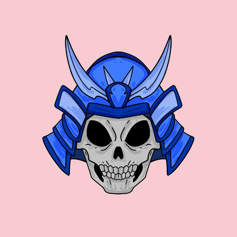 Samurai Schädel
