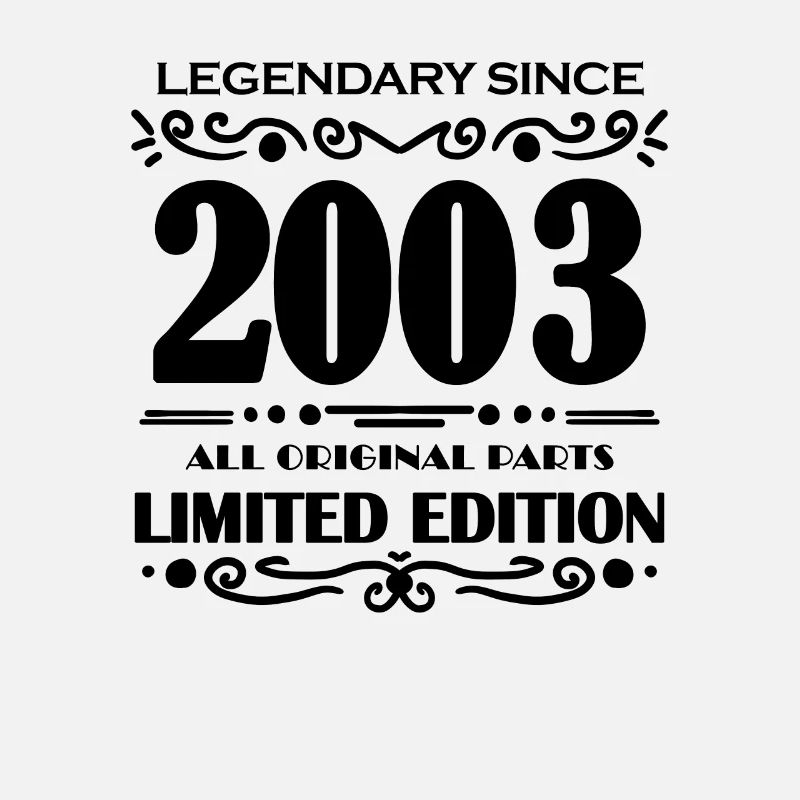 2003 - Né 2003 - Année de construction 2003