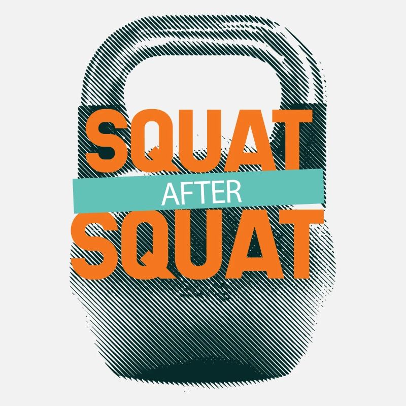 Entraînement de squat Kettlebell