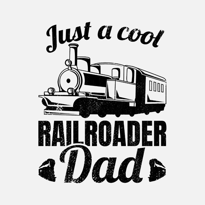 Nur ein cooler Eisenbahn Papa