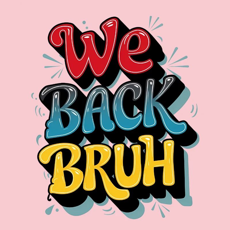 Cheerful Retro Text Design