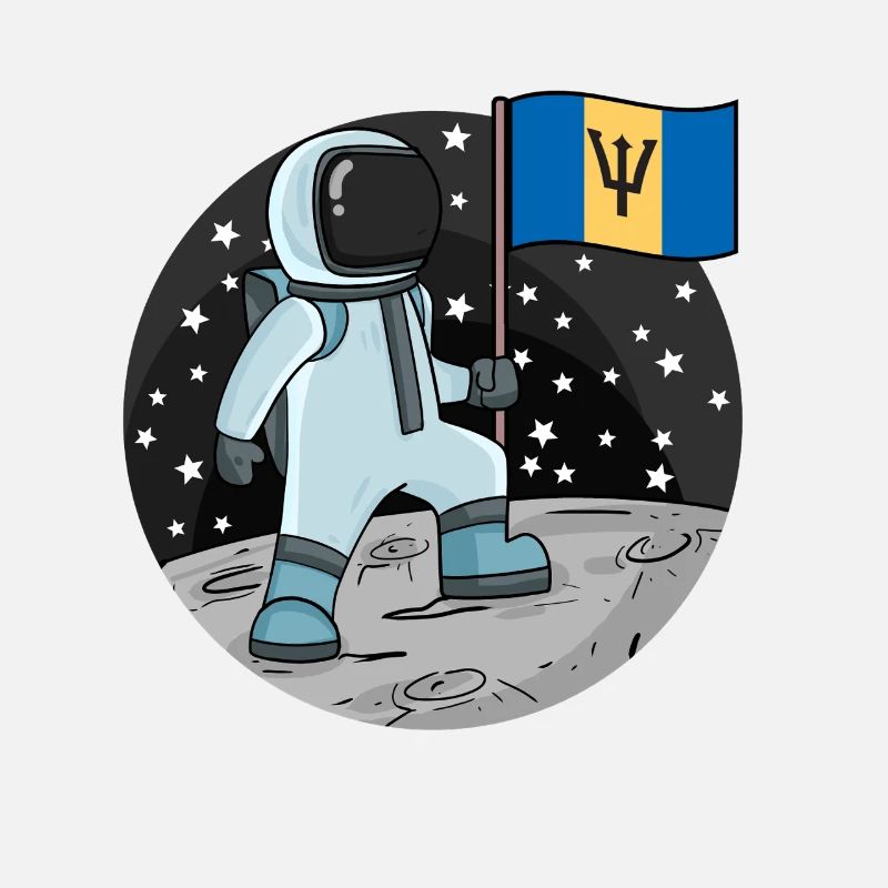 Drapeau astronaute Barbade