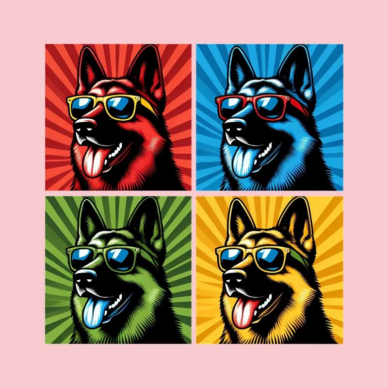 Shepherd's Pop Art Bear, Teddy, Biscuit, Waffles