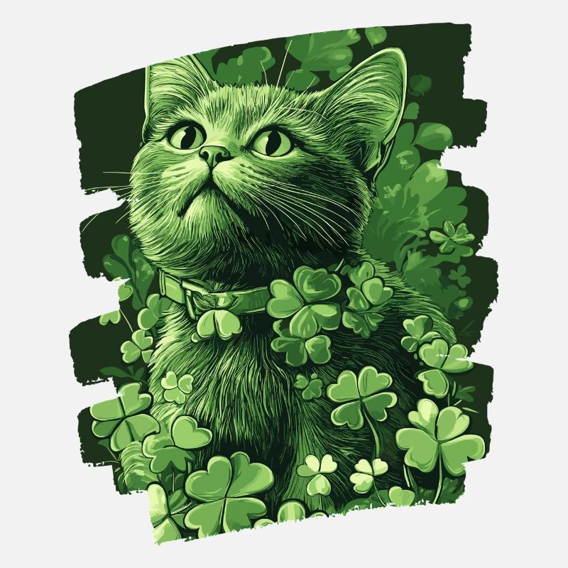 St Patricks day Katze