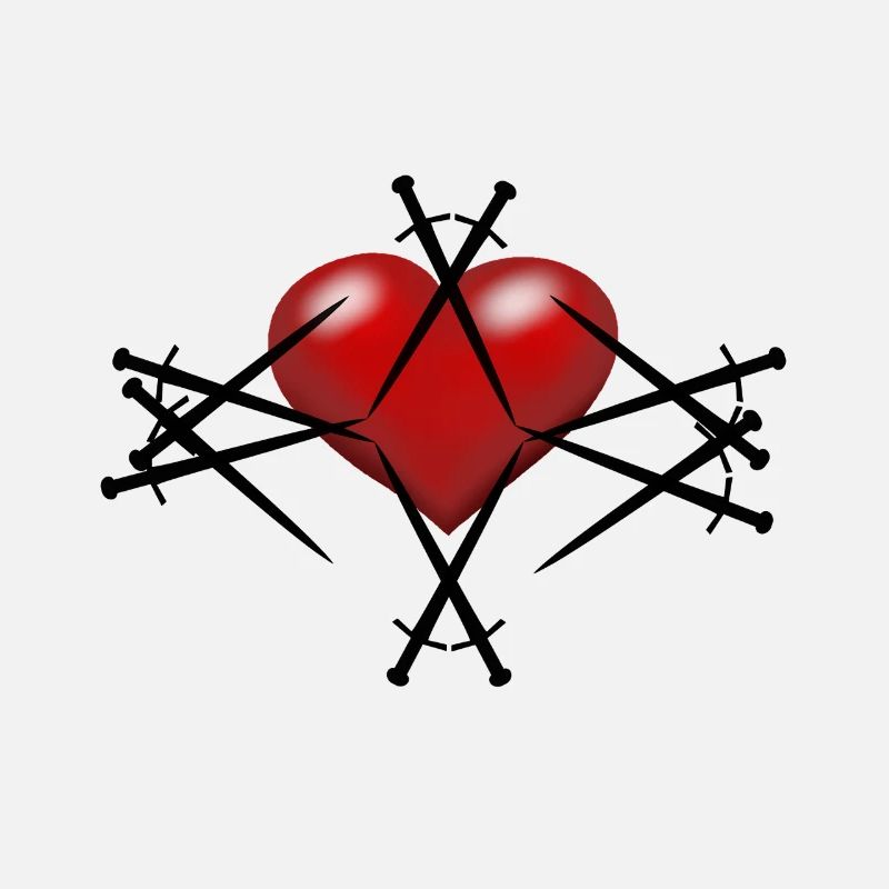 Épée Épées Coeur Guerrier Épéiste