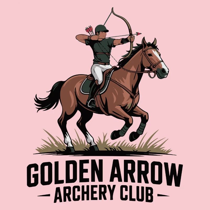 Cimier d'archer dynamique à cheval