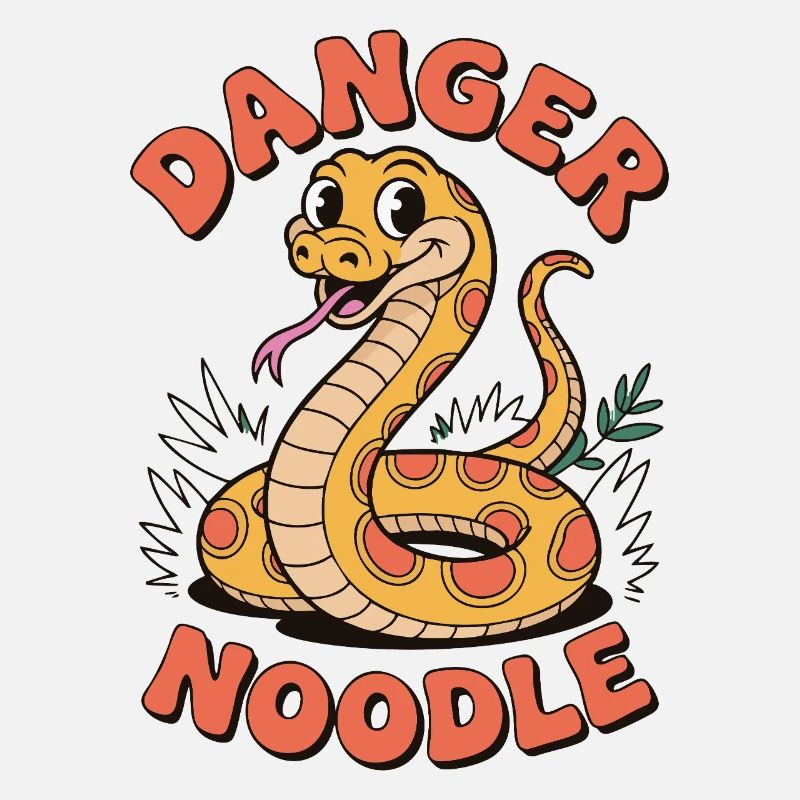 Danger Noodle - Conception de serpent amusante
