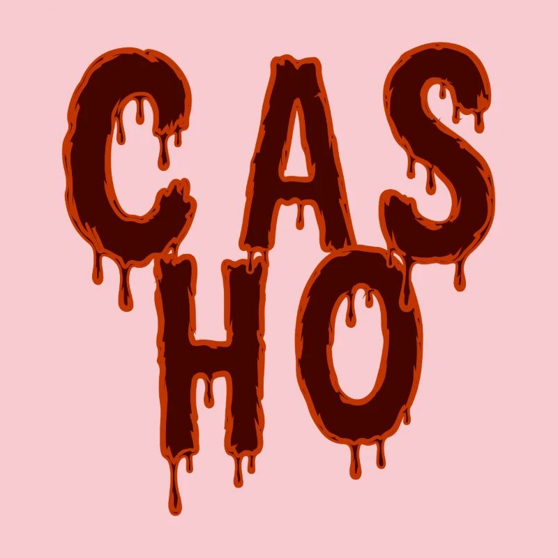 Tropfender Text Horror-Modedesign