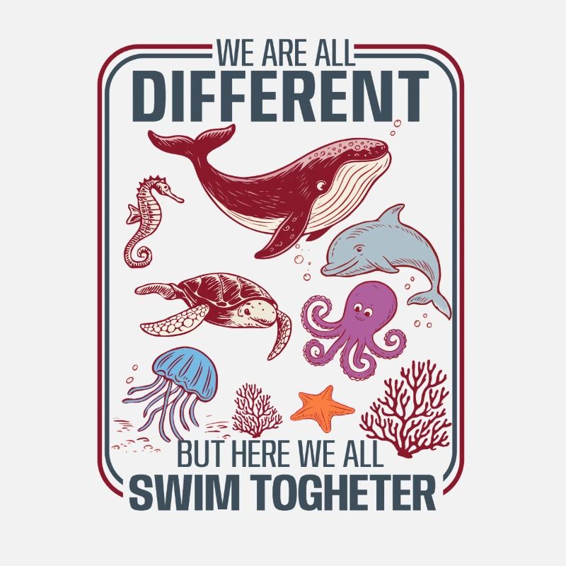 Underwater Diversity Unity Design