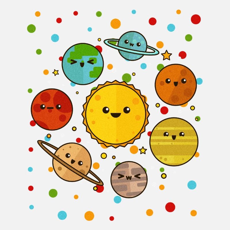 Spotty Solar System Tee