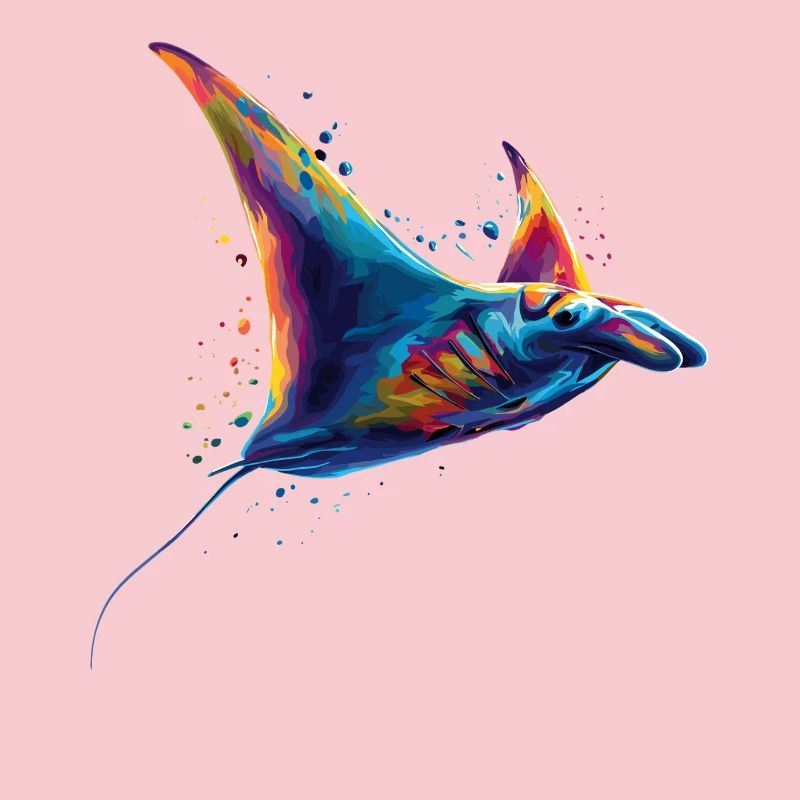 Manta Ray, Devil Ray, Stingray, Diver