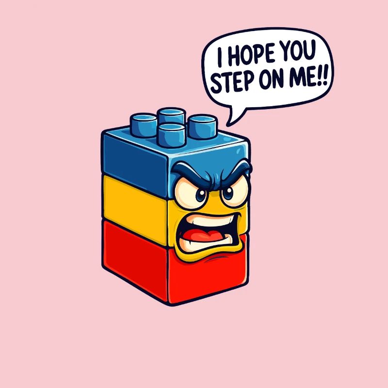J’espère que vous me marcherez sur la construction de blocs de construction de briques