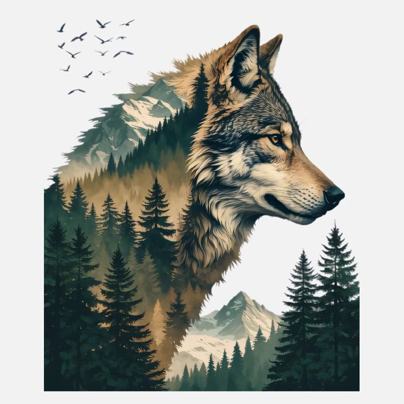 Waldwolf Double Exposition